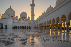 Sheikh Zayed Grand Mosque in Abu Dhabi